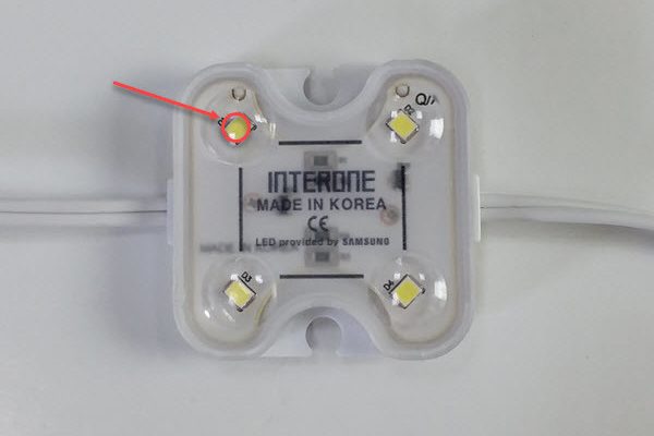 Module LED 4 bóng có len