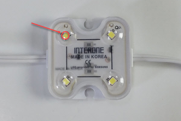 Module LED 4 bóng có len