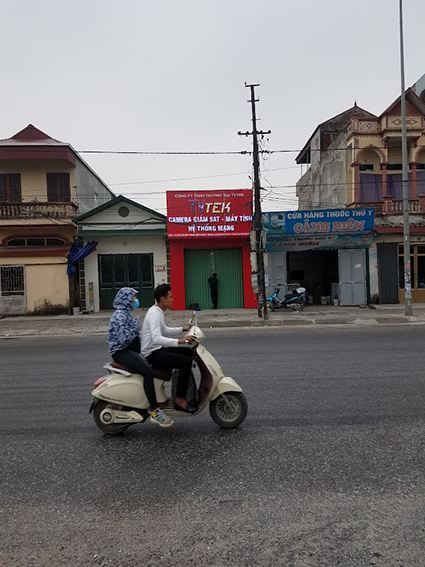 Biển chữ nổi có đèn công ty TVTek