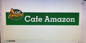 Bản vẽ biển cafe amazon