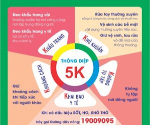 In ấn thông điệp 5K tại Hà Nam