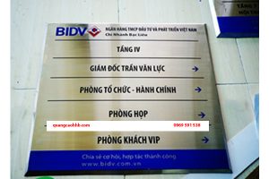 biển chỉ dẫn phòng ban