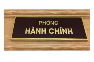 Biển phòng ban bằng gỗ