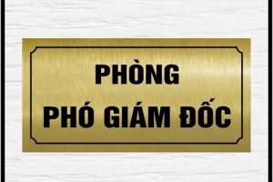 Biển phòng ban bằng đồng